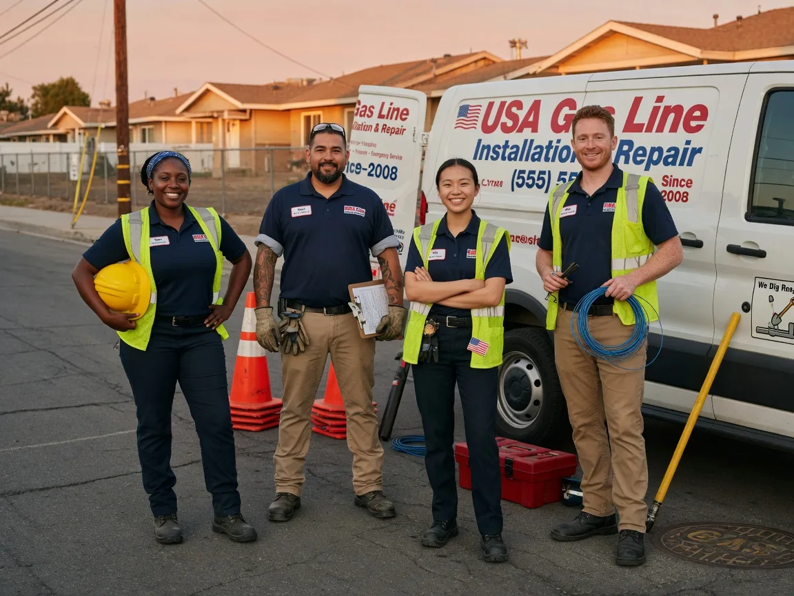 Gas Line Installation company in Santa Fe, TX